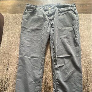 AG slim straight Mens pants 36x34 blue